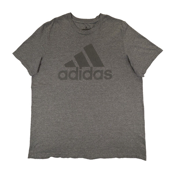 Adidas Amplifier Tee XL Performance Stretch Cotton Gray T-Shirt Sportswear - Picture 1 of 5
